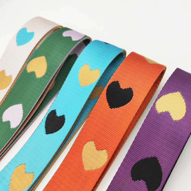 Curele pentru geantă cu inimă pentru femei Mâner pentru geantă Curea lată, umăr, curea pentru geantă, curea reglabilă, parte accesoriu pentru genți