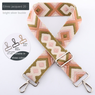 Rankinė su moteriška spalva Elegantiškas mados platus pečių krepšys su priedais Reguliuojamas diržas „pasidaryk pats“ pečių krepšio priedai