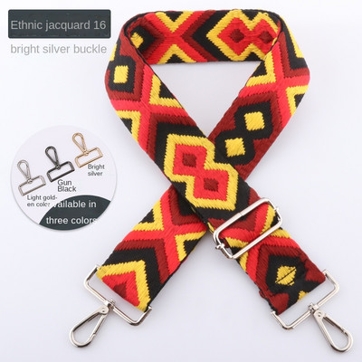 Rankinė su moteriška spalva Elegantiškas mados platus pečių krepšys su priedais Reguliuojamas diržas „pasidaryk pats“ pečių krepšio priedai