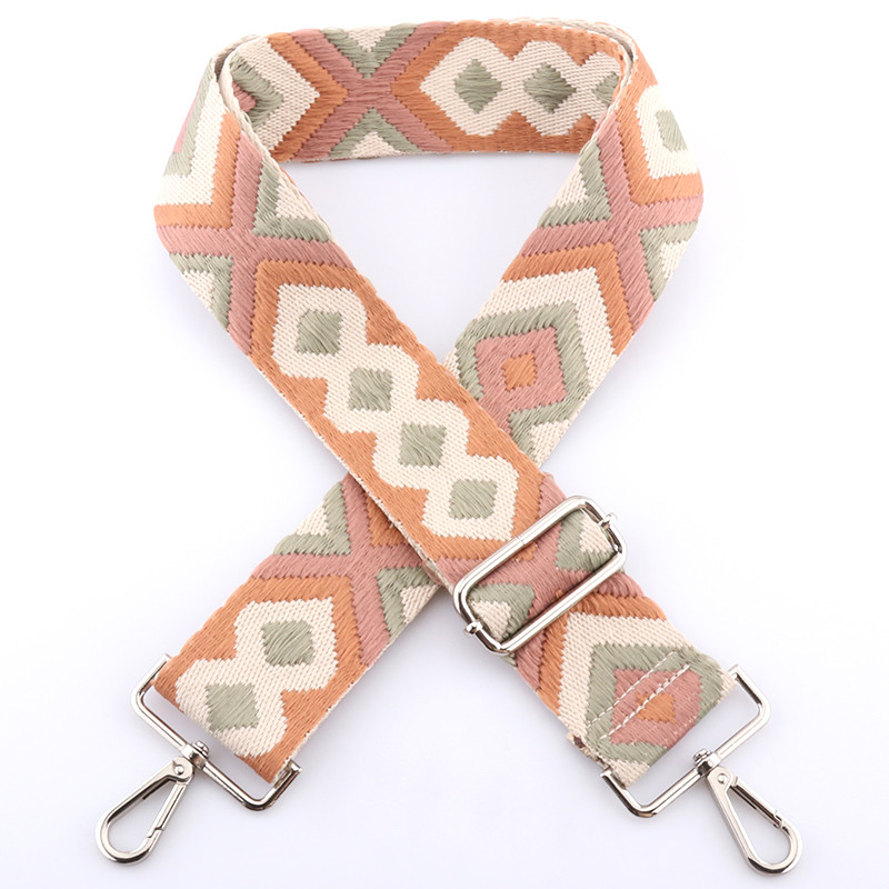 Rankinė su moteriška spalva Elegantiškas mados platus pečių krepšys su priedais Reguliuojamas diržas „pasidaryk pats“ pečių krepšio priedai