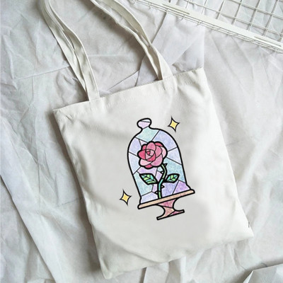 Modes tendences karikatūras drukas kanvas soma Korejas iepirkumu soma Sieviešu ikdienas daudzpusīga plecu soma Mazā prinča raksta rokassomiņa