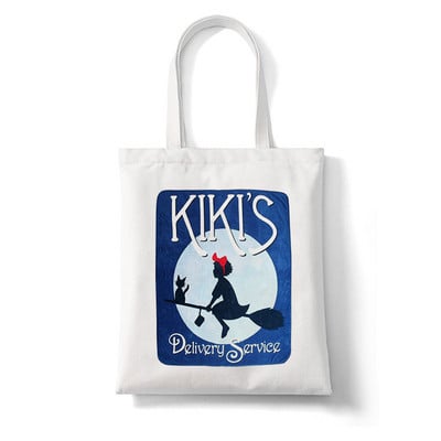 Naiste ostukott Kiki kohaletoimetamisteenus Totoro Studio Anime suur käekott Lõuendist kott Ostekott Multifilmi kandekott Õlakotid