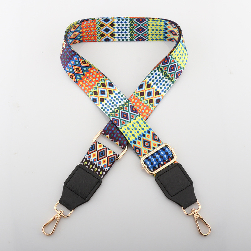 Rainbow reguliuojamas krepšio dirželis rankinės diržas platus pečių krepšio dirželis keičiamas dirželio priedų krepšio dalis Reguliuojamas diržas krepšiui