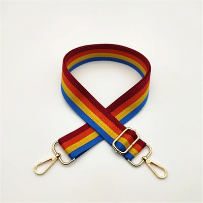 138 cm O Bag Mâner Curea Geantă Pentru Femei DIY Umăr Curcubeu Accesorii Genți de mână Messenger Cross Body Curele din nailon Curele pentru genți