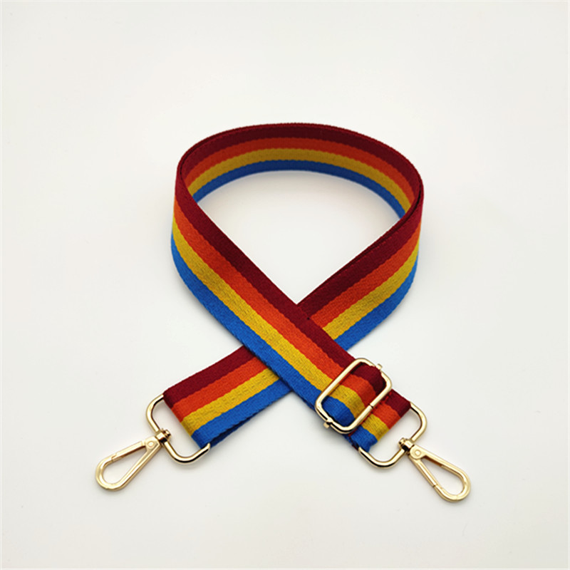 138 cm O Bag Mâner Curea Geantă Pentru Femei DIY Umăr Curcubeu Accesorii Genți de mână Messenger Cross Body Curele din nailon Curele pentru genți