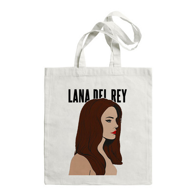 Lana Del Rey LOGOTIPA spausdinta grafinė hipster animacinių filmų spauda pirkinių krepšiai mergaičių mada atsitiktinis paketas didelės talpos rankinė