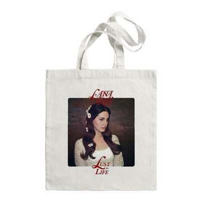 Lana Del Rey LOGOTIPA spausdinta grafinė hipster animacinių filmų spauda pirkinių krepšiai mergaičių mada atsitiktinis paketas didelės talpos rankinė