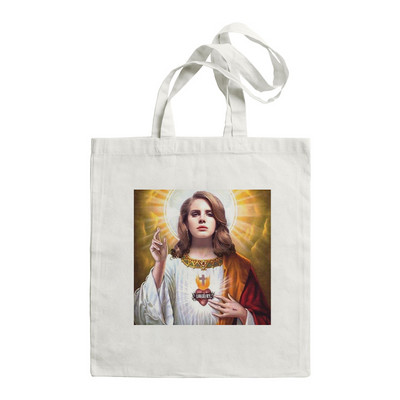 Lana Del Rey LOGOTIPA spausdinta grafinė hipster animacinių filmų spauda pirkinių krepšiai mergaičių mada atsitiktinis paketas didelės talpos rankinė