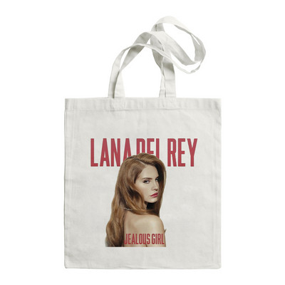 Lana Del Rey LOGOTIPA spausdinta grafinė hipster animacinių filmų spauda pirkinių krepšiai mergaičių mada atsitiktinis paketas didelės talpos rankinė