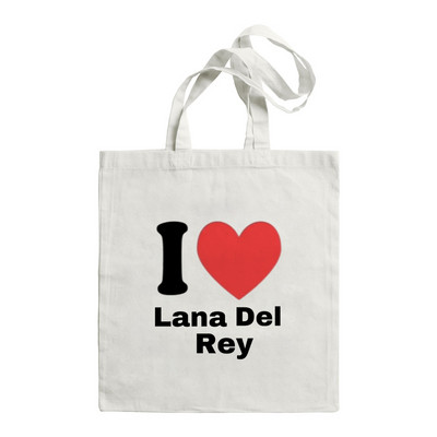 Lana Del Rey LOGOTIPA spausdinta grafinė hipster animacinių filmų spauda pirkinių krepšiai mergaičių mada atsitiktinis paketas didelės talpos rankinė