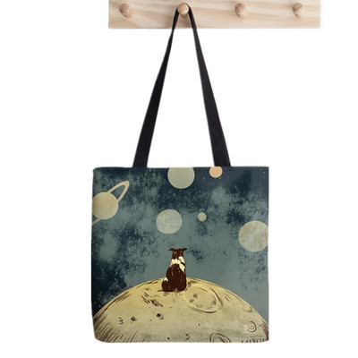 2021. gada pircēja Zelda raksta Tote Bag Printed Tote Bag sievietēm Harajuku pircēja rokassomu meitene Plecu iepirkumu soma Lady Canvas Bag