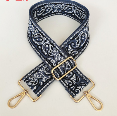 Нова дамска чанта в етнически стил с широка 5 см презрамка, дамска чанта, аксесоари, удебелена жакардова чанта с чанта за пратки, дълга презрамка за гърба