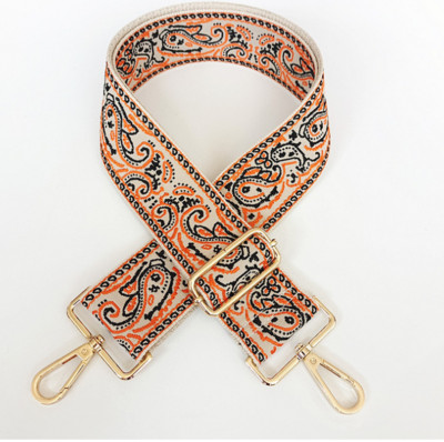 Нова дамска чанта в етнически стил с широка 5 см презрамка, дамска чанта, аксесоари, удебелена жакардова чанта с чанта за пратки, дълга презрамка за гърба