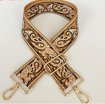 Нова дамска чанта в етнически стил с широка 5 см презрамка, дамска чанта, аксесоари, удебелена жакардова чанта с чанта за пратки, дълга презрамка за гърба