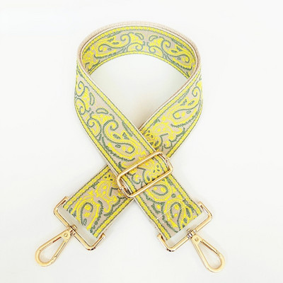 Нова дамска чанта в етнически стил с широка 5 см презрамка, дамска чанта, аксесоари, удебелена жакардова чанта с чанта за пратки, дълга презрамка за гърба