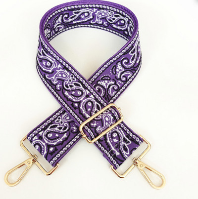 Нова дамска чанта в етнически стил с широка 5 см презрамка, дамска чанта, аксесоари, удебелена жакардова чанта с чанта за пратки, дълга презрамка за гърба