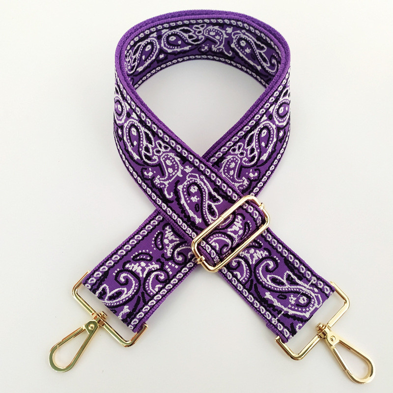 Нова дамска чанта в етнически стил с широка 5 см презрамка, дамска чанта, аксесоари, удебелена жакардова чанта с чанта за пратки, дълга презрамка за гърба