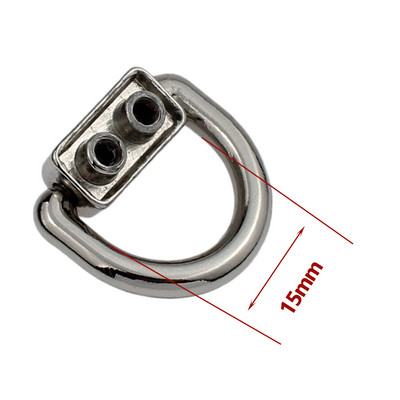 4 gab. OD gredzenu somas sānu saspraudes sprādzes Skrūvējamās rokassomas ķēdes rokturi Savienotājs Somas siksnas Jostas pakaramais DIY Aparatūras piederumi