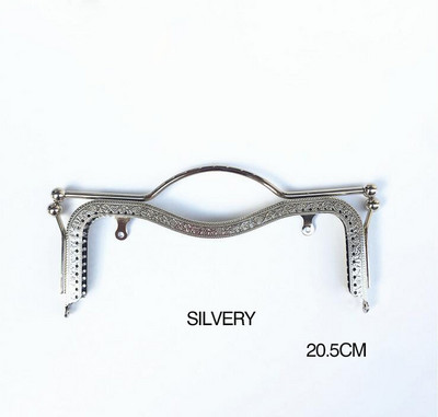 27 cm 20,5 cm Metalinės piniginės rėmas Rankena Bučinys Lūpos Užsegimo užraktas sankabai Rankų darbo rankinės Aparatūra Antikvariniai bronziniai krepšio priedai