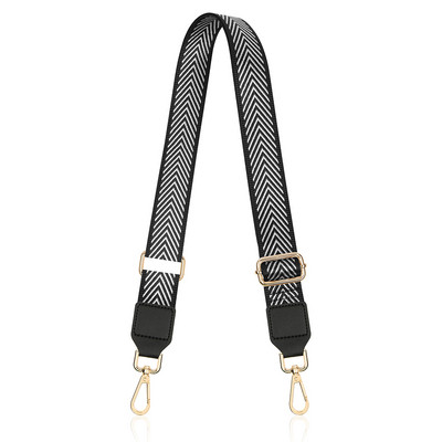 Curea de schimb pentru geantă de mână, 80-140 cm, pentru servietă, bărbați, femei, genți de umăr, curea ajustabilă, accesorii pentru geantă neagră