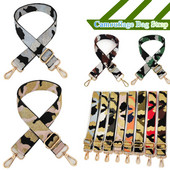 Geantă de camuflaj reglabilă din nailon Curea lungă pentru genți de mână pentru femei Curele cu un singur umăr Curea de umăr lată Accesorii pentru geantă