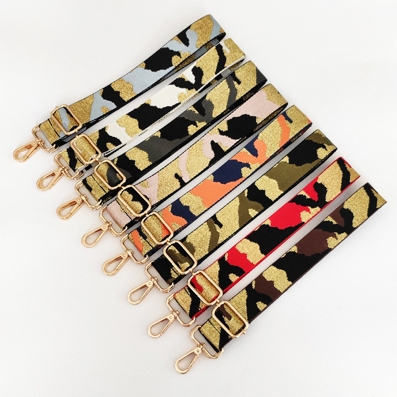Geantă de camuflaj reglabilă din nailon Curea lungă pentru genți de mână pentru femei Curele cu un singur umăr Curea de umăr lată Accesorii pentru geantă