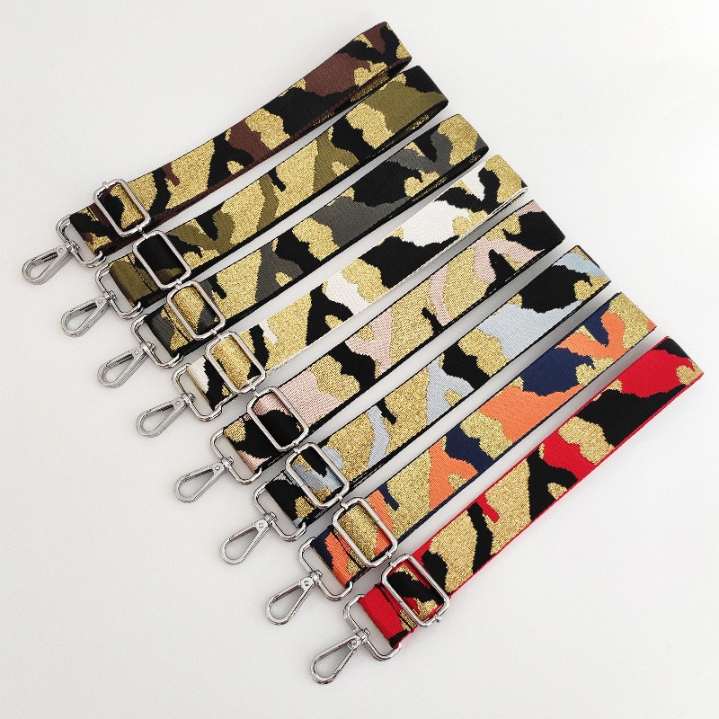 Geantă de camuflaj reglabilă din nailon Curea lungă pentru genți de mână pentru femei Curele cu un singur umăr Curea de umăr lată Accesorii pentru geantă