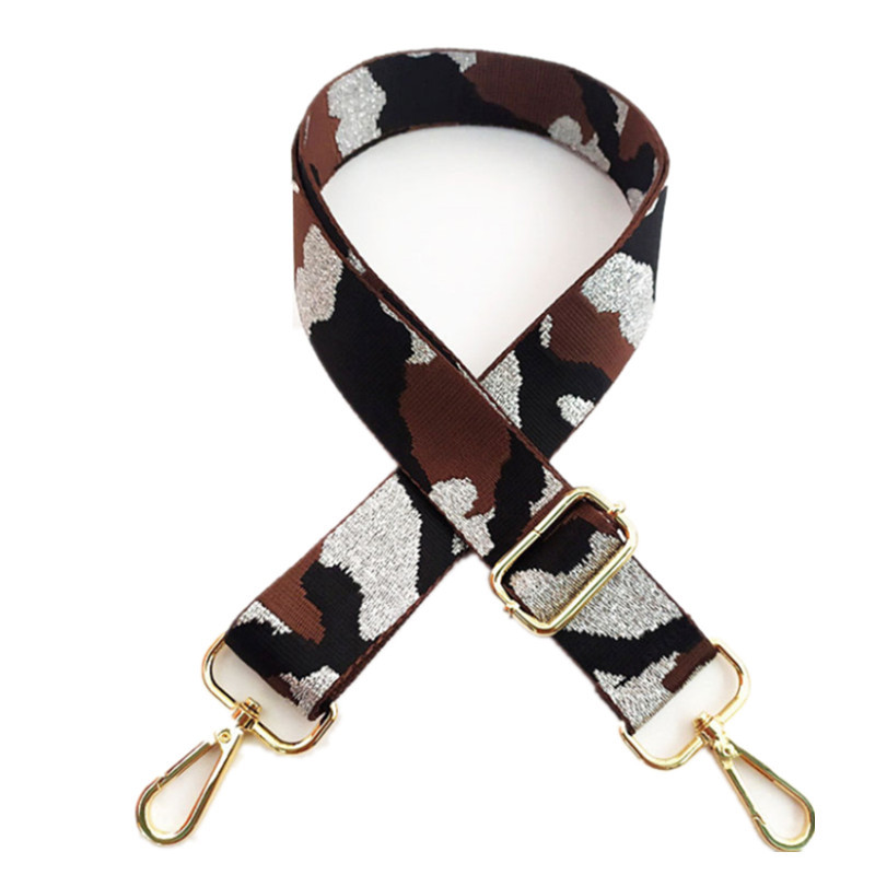 Geantă de camuflaj reglabilă din nailon Curea lungă pentru genți de mână pentru femei Curele cu un singur umăr Curea de umăr lată Accesorii pentru geantă