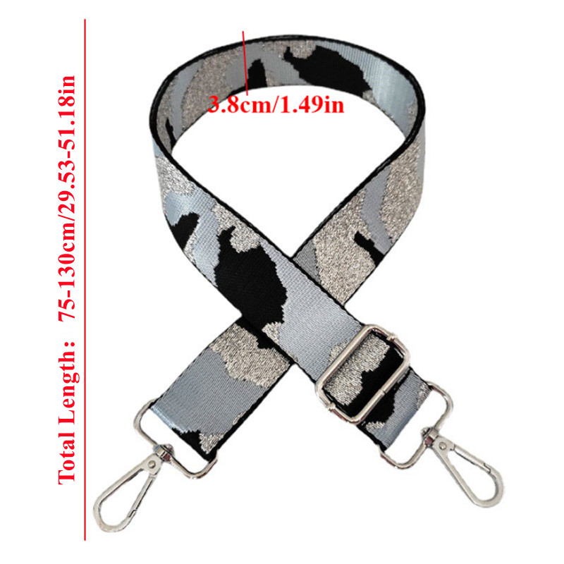 Geantă de camuflaj reglabilă din nailon Curea lungă pentru genți de mână pentru femei Curele cu un singur umăr Curea de umăr lată Accesorii pentru geantă