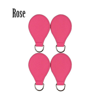 TANQU Nou 2 perechi 4 buc. Capăt strălucitor pentru mâner Obag Atașament PU Drop pentru O bag Obasket DIY Geanta femei