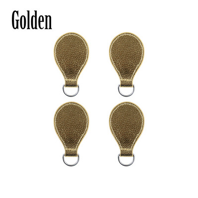 TANQU Nou 2 perechi 4 buc. Capăt strălucitor pentru mâner Obag Atașament PU Drop pentru O bag Obasket DIY Geanta femei