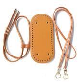 Bőr táskaszíj Egyedi táska alja Kiegészítők Anyag barkácsoláshoz, kézzel készített üreges húzózsinórral fonott vödörtáska