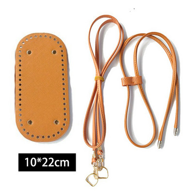 Bőr táskaszíj Egyedi táska alja Kiegészítők Anyag barkácsoláshoz, kézzel készített üreges húzózsinórral fonott vödörtáska