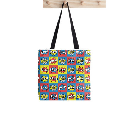 Shopper Moon CutiEs Printed Tote Bag γυναίκες ενδιαφέρουσες Harajuku shopper τσάντα κορίτσι Τσάντα ώμου για ψώνια Lady Canvas Bag