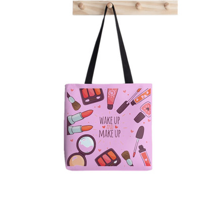 Shopper Moon CutiEs Printed Tote Bag γυναίκες ενδιαφέρουσες Harajuku shopper τσάντα κορίτσι Τσάντα ώμου για ψώνια Lady Canvas Bag