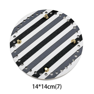 Horgolt táska alsó kerek táska alsó formázó bőr táska formázó párna táskákhoz Párnatalp lyukakkal Táskatartozék