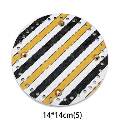 Horgolt táska alsó kerek táska alsó formázó bőr táska formázó párna táskákhoz Párnatalp lyukakkal Táskatartozék