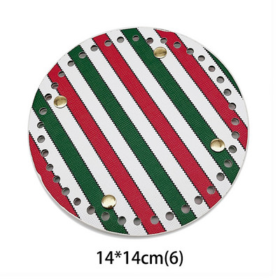 Horgolt táska alsó kerek táska alsó formázó bőr táska formázó párna táskákhoz Párnatalp lyukakkal Táskatartozék