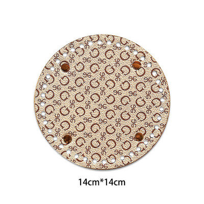 Horgolt táska alsó kerek táska alsó formázó bőr táska formázó párna táskákhoz Párnatalp lyukakkal Táskatartozék