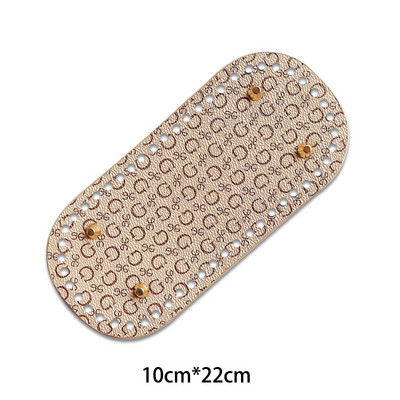 Horgolt táska alsó kerek táska alsó formázó bőr táska formázó párna táskákhoz Párnatalp lyukakkal Táskatartozék