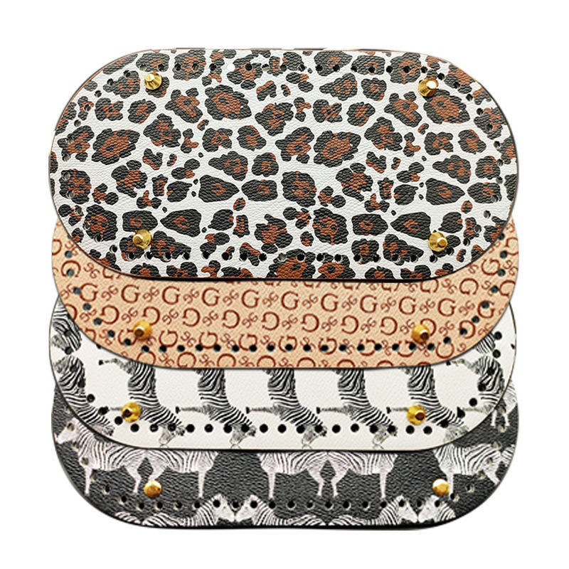 Horgolt táska alsó kerek táska alsó formázó bőr táska formázó párna táskákhoz Párnatalp lyukakkal Táskatartozék