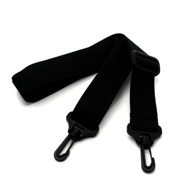 Juodas nailoninis krepšio dirželis vyrams Krepšiai Tvirtas pečių dirželis Vyriškas portfelis nešiojamojo kompiuterio krepšio diržo ilgis 150 cm krepšio priedas