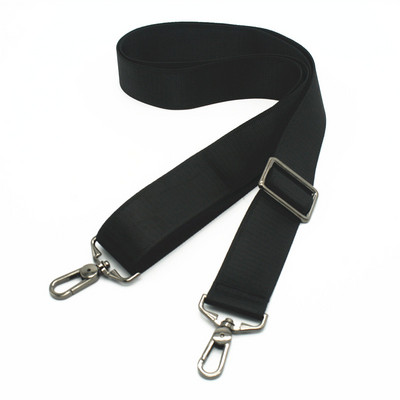 Juodas nailoninis krepšio dirželis vyrams Krepšiai Tvirtas pečių dirželis Vyriškas portfelis nešiojamojo kompiuterio krepšio diržo ilgis 150 cm krepšio priedas