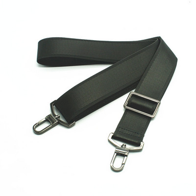 Juodas nailoninis krepšio dirželis vyrams Krepšiai Tvirtas pečių dirželis Vyriškas portfelis nešiojamojo kompiuterio krepšio diržo ilgis 150 cm krepšio priedas