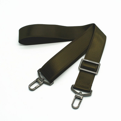 Juodas nailoninis krepšio dirželis vyrams Krepšiai Tvirtas pečių dirželis Vyriškas portfelis nešiojamojo kompiuterio krepšio diržo ilgis 150 cm krepšio priedas