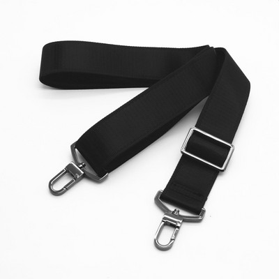 Juodas nailoninis krepšio dirželis vyrams Krepšiai Tvirtas pečių dirželis Vyriškas portfelis nešiojamojo kompiuterio krepšio diržo ilgis 150 cm krepšio priedas