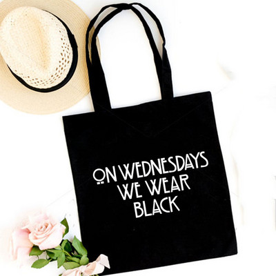 Modna višekratna kupovna torba Ženska platnena torba Crna torba Shopper torbica na rame Harajuku Vintage Putna knjiga za nastavnike