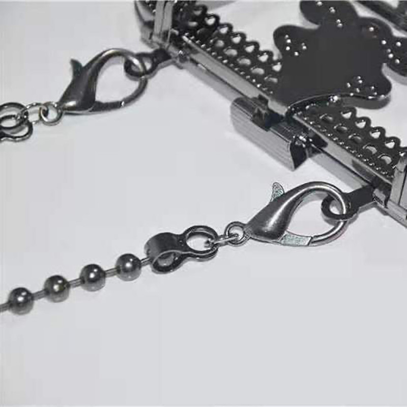 6 mm zlatne, srebrne, crne, brončane metalne perle ručke za lanac DIY 30 cm-160 cm zamjenske naramenice za lanac za torbicu, spojku