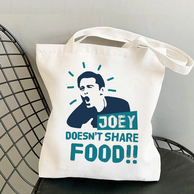 Friend Tv 2 geantă de cumpărături geantă de mână geantă de iută bumbac reutilizabilă pentru cumpărături geantă pliabilă din pânză sac toile