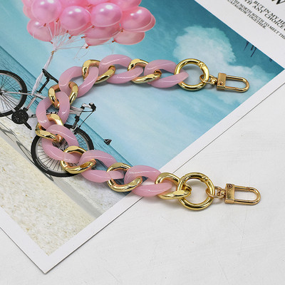 DIY Lady rankinės dirželis viršutinė rankena juostelė gera grandinė telefono dėklo grandinė daugiafunkcinis dirželis aukštos kokybės plastikinė grandinėlė